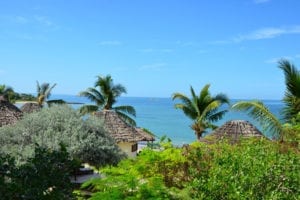 Belle vue sur l'hôtel de la plage Tuléar
