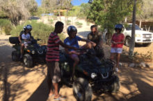 Briefing before departure for a quad ride