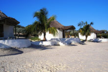 Les bungalows de l’hôtel de la plage Ifaty