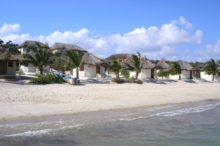 Bungalow de l’hôtel en bord de la mer