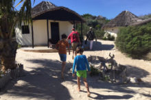 Bungalow sur la plage