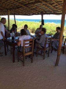 Restaurant de l'hôtel de La Plage Ifaty Tuléar